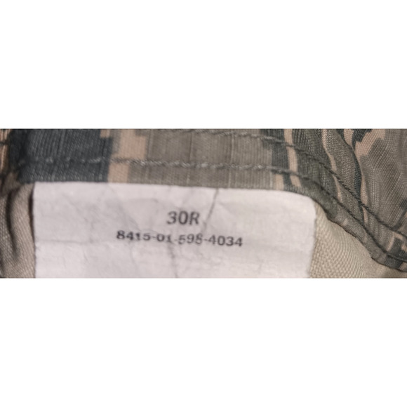 Camo Pants Mens 30R Tiger Stripe Cargo Ripstop BDU Tactical Military Fatigues - Picture 12 of 14